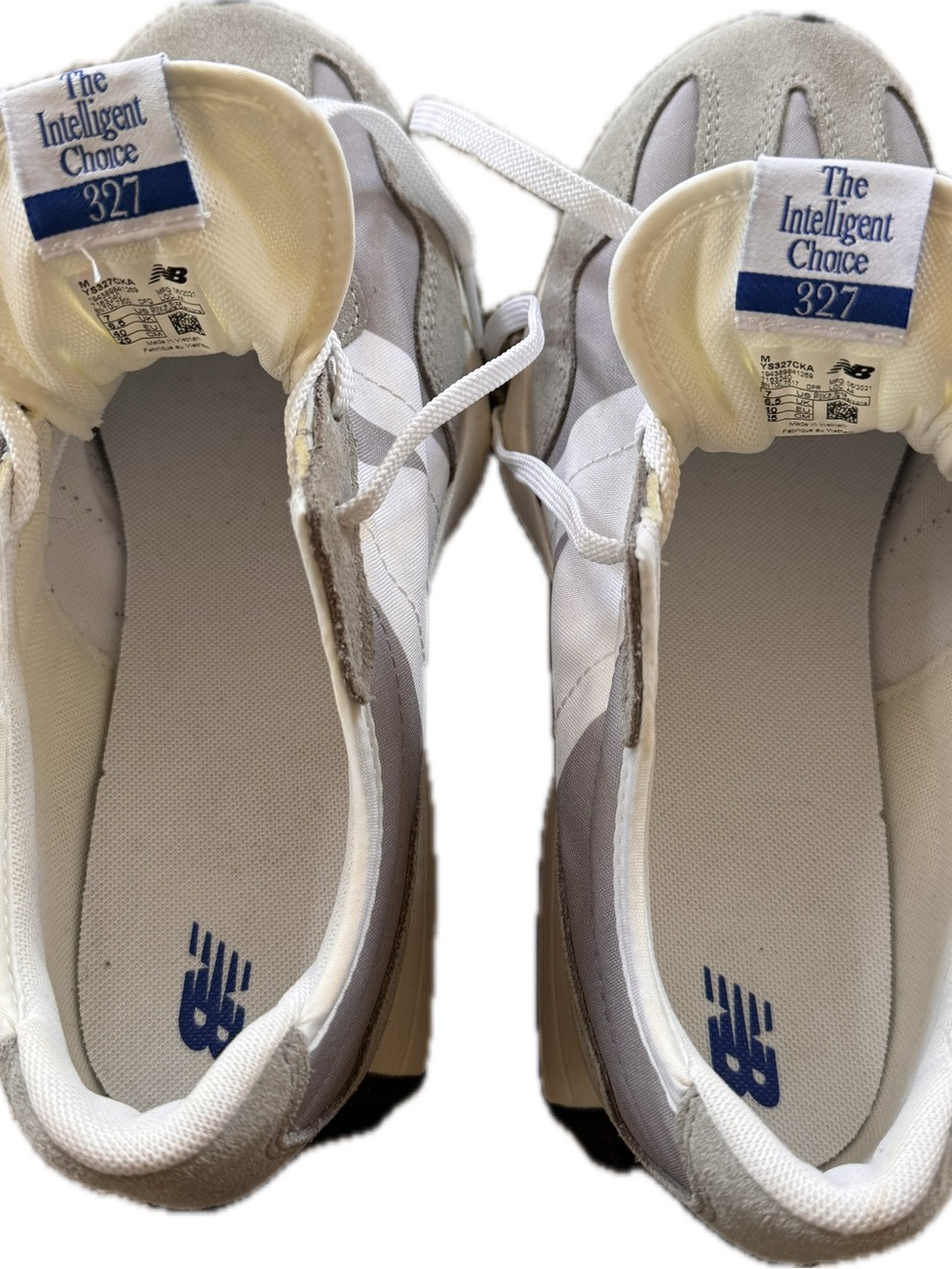 New Balance grey & White Retro Runner Sneakers - Picture 3 of 6